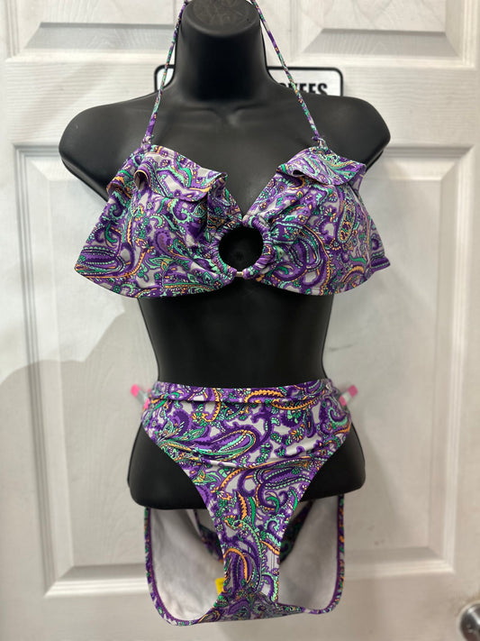 No Brand Purple Bikini Set in XL