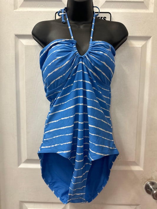 Old Navy Blue Striped One Piece in XL