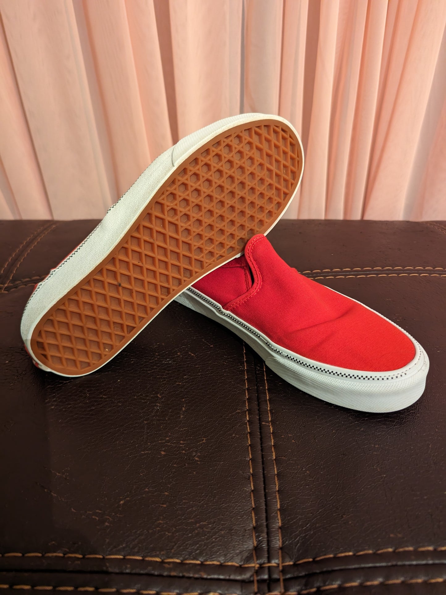 Red Skateboard VANS Excellent Condition Women's Size 8.5