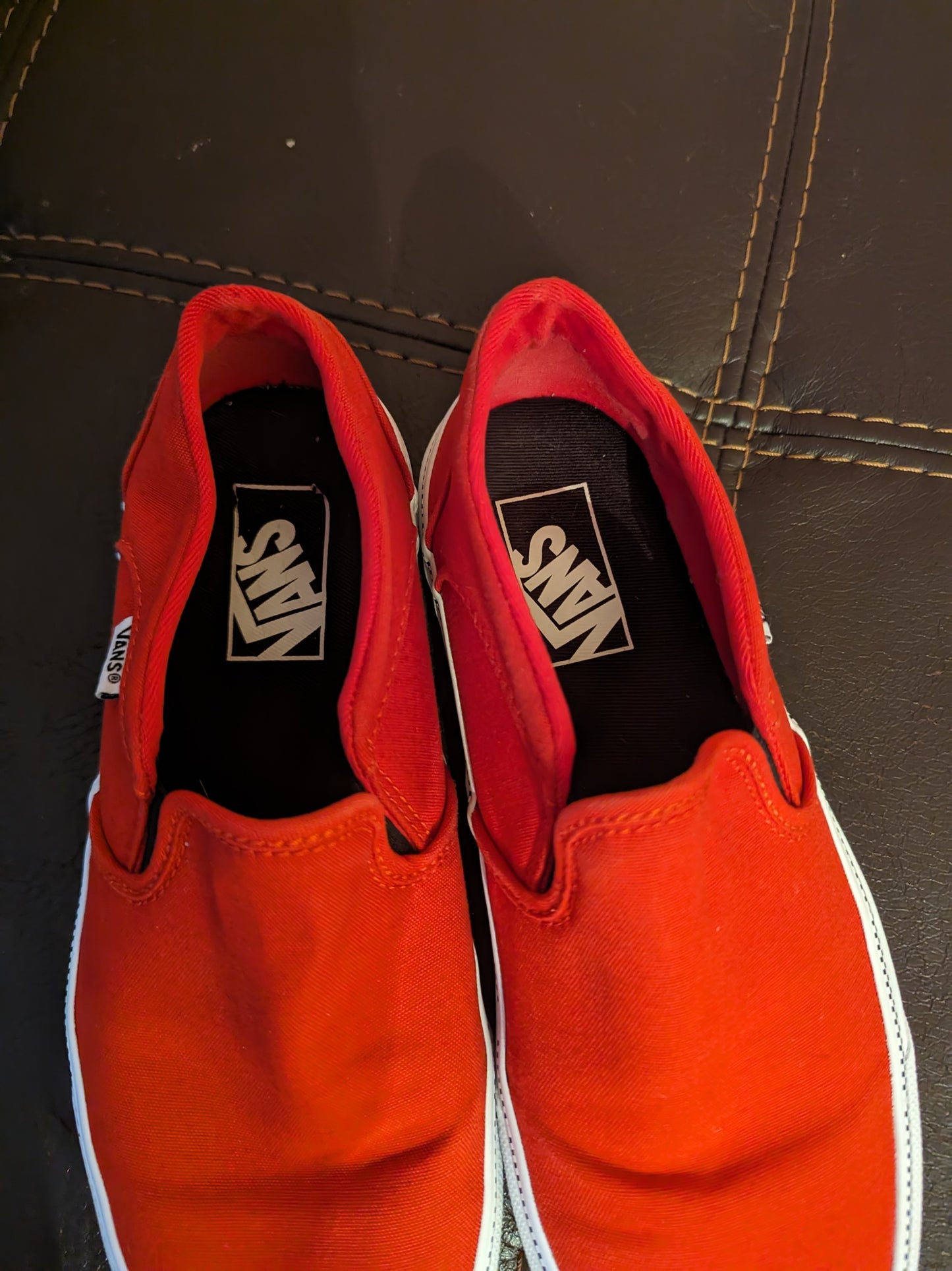 Red Skateboard VANS Excellent Condition Women's Size 8.5