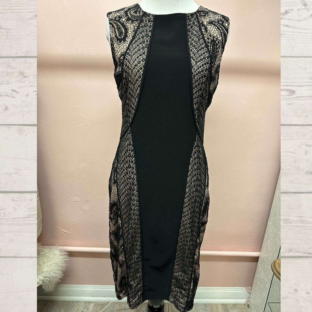 Joseph Ribkoff Black Lace Dress