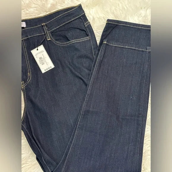 NWT $64 Judy Blue Super Dark Skinny Jeans, Plus Size 3X.