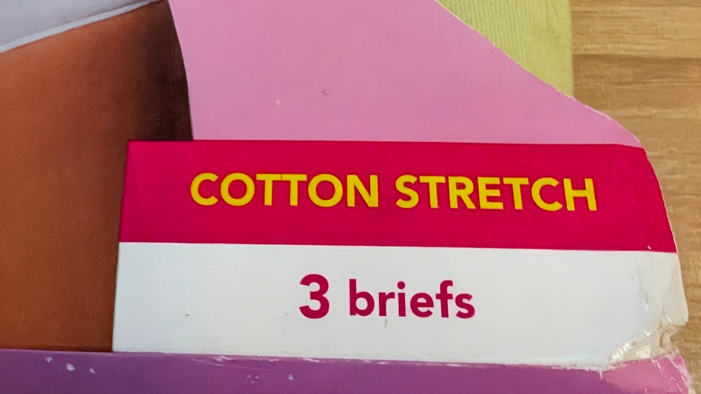 JMS ,NWT 3PK Cotton Briefs