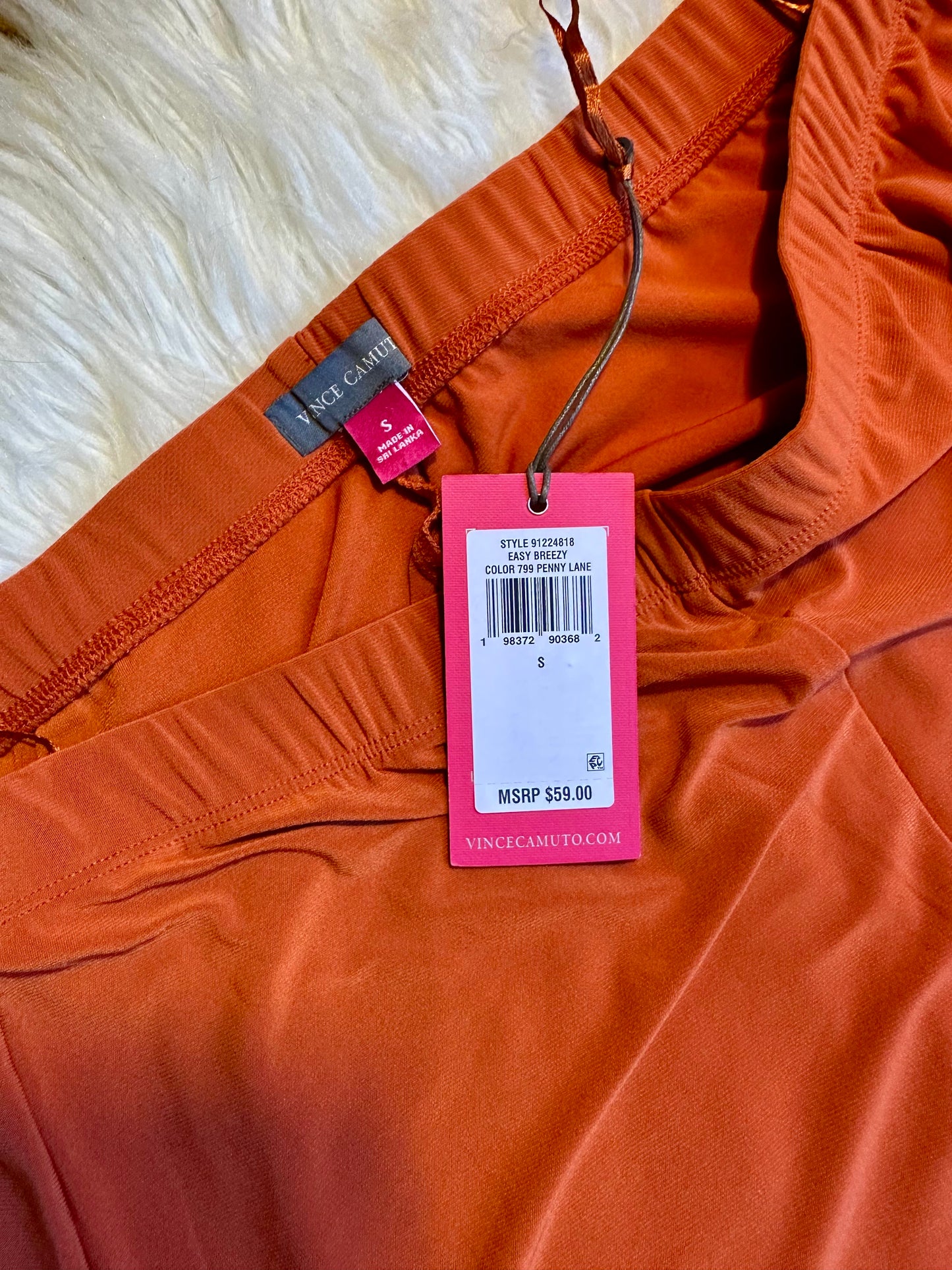 Vince Camuto Easy Breezy Penny Lane 2-Pc Wide Leg Pant Set Large/Small NWT EUC