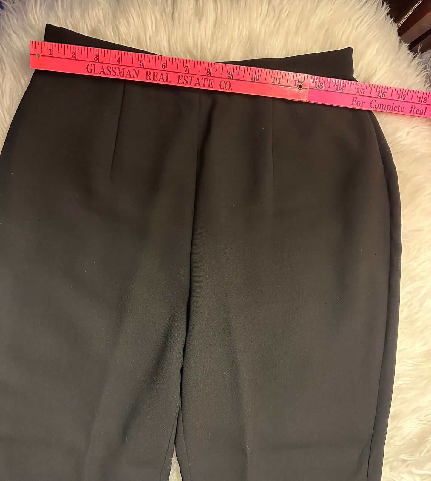 Vintage Bahari Group Black 2-Piece Suit Blazer & Pants Set Size 10 Chain Detail