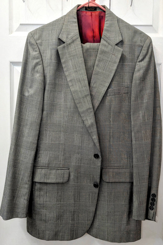 Andhurst Grey Plaid Suit in