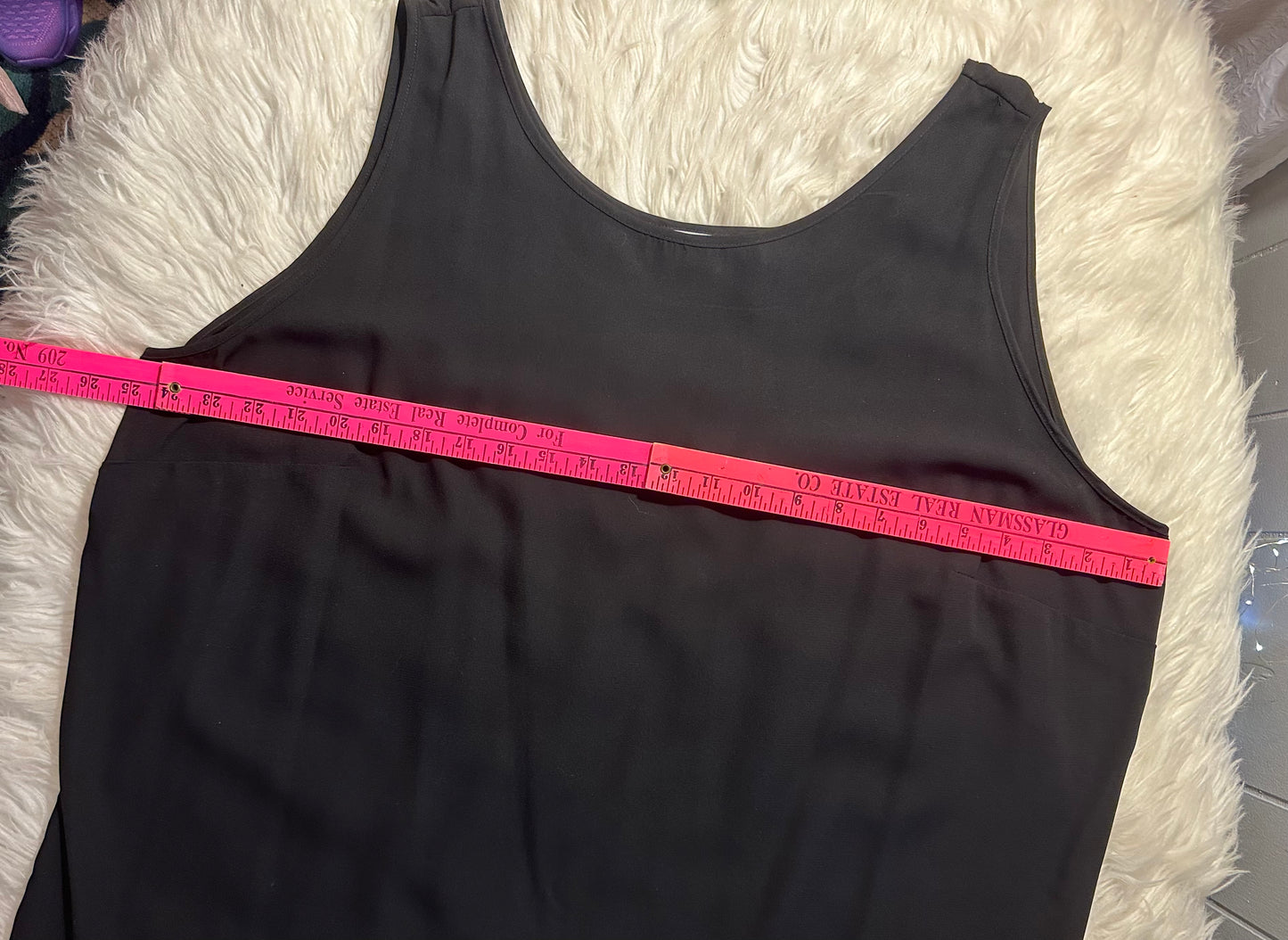 Covington Black Tank & Animal Print Midi Skirt Set Plus 20W EUC Chic Outfit