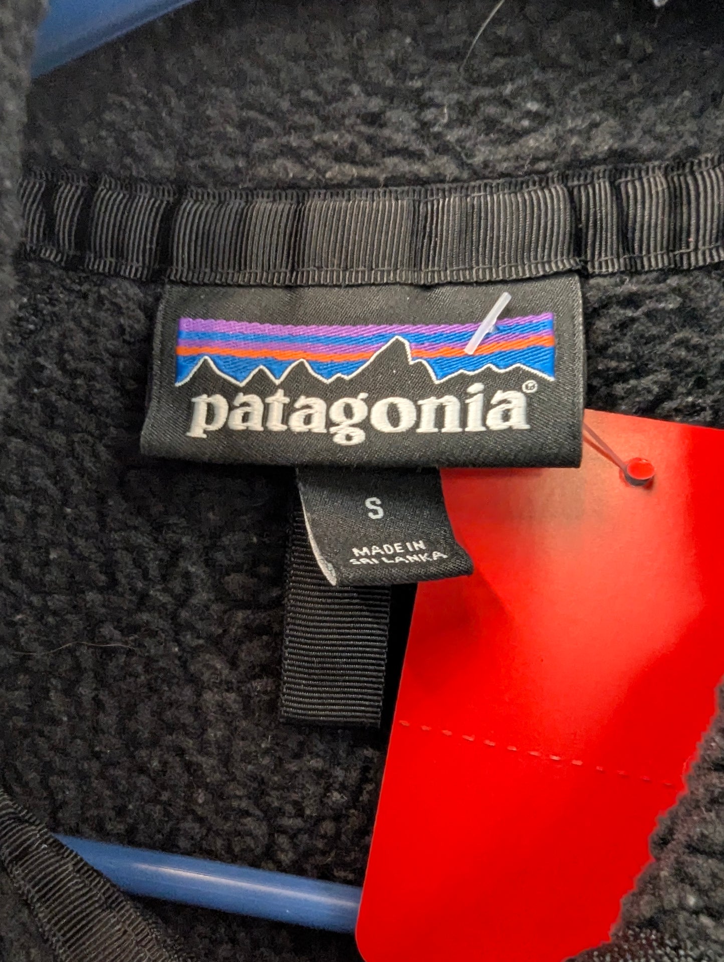 Patagonia Retro Pile Black Zip Up Jacket in S