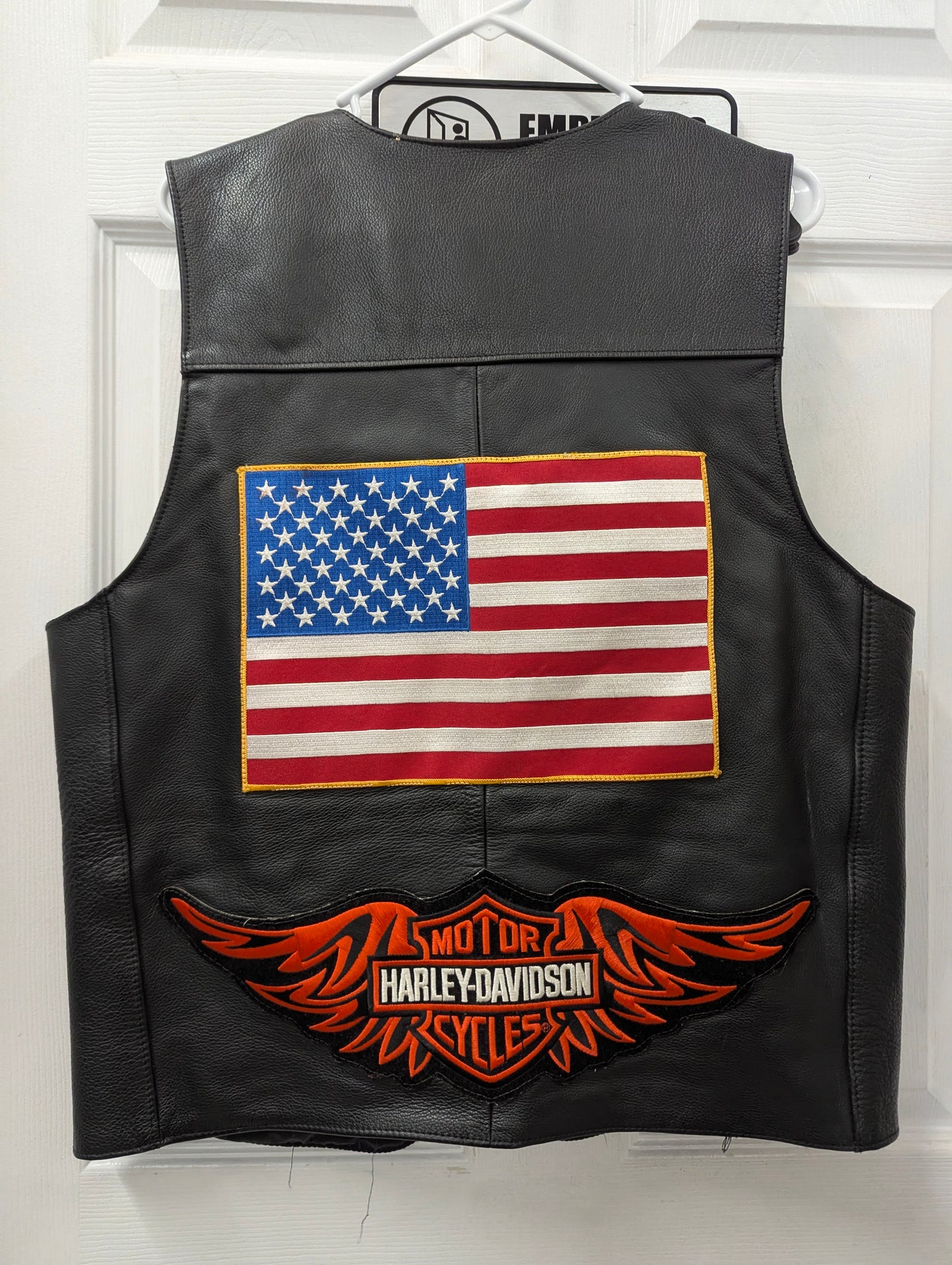 HARLEY DAVIDSON Genuine Leather Vest in M