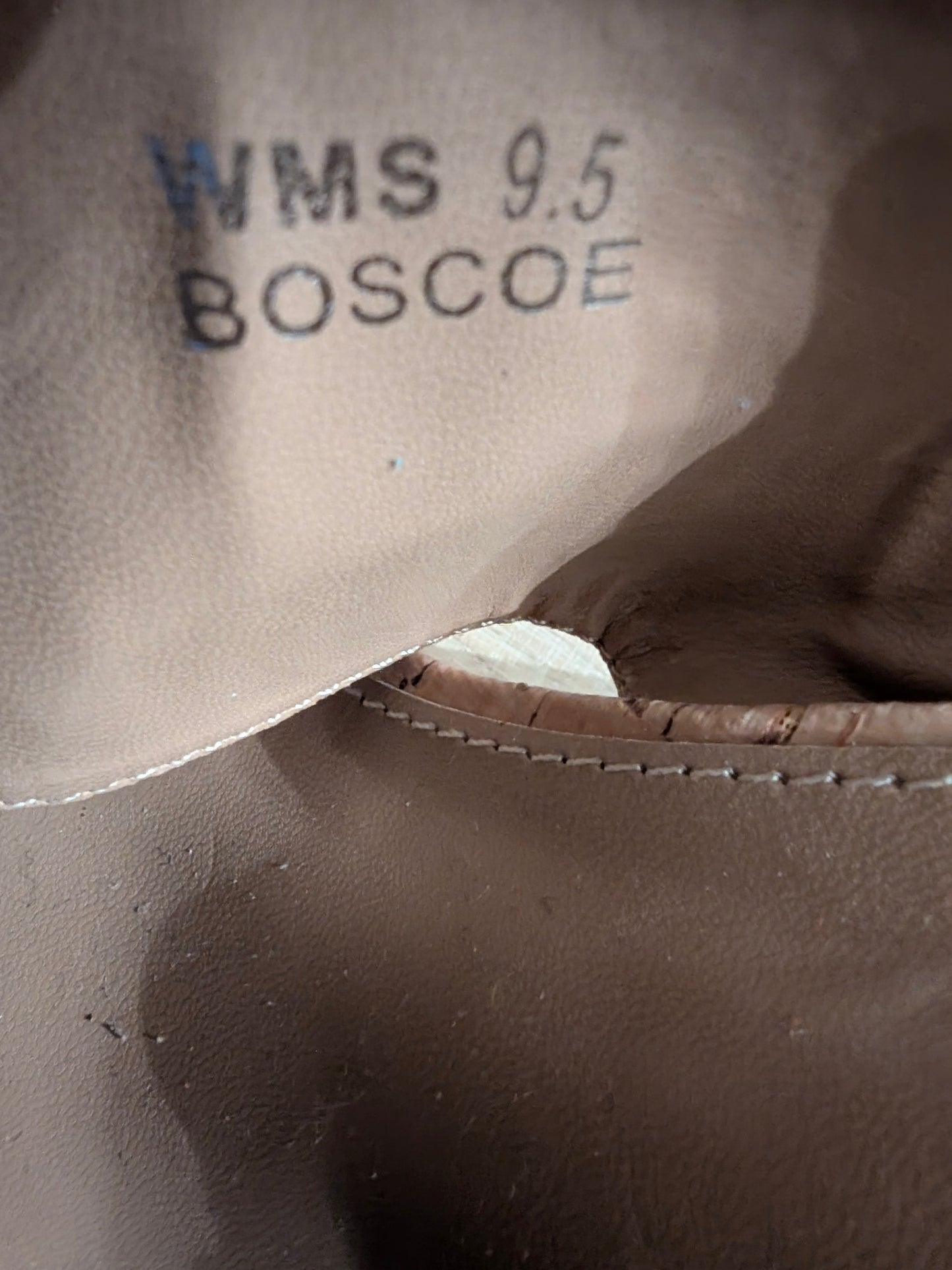 Dolce Vita Boscoe Cork Block Heel Mules Slip-On Platform Sandals Size 9.5 EUC