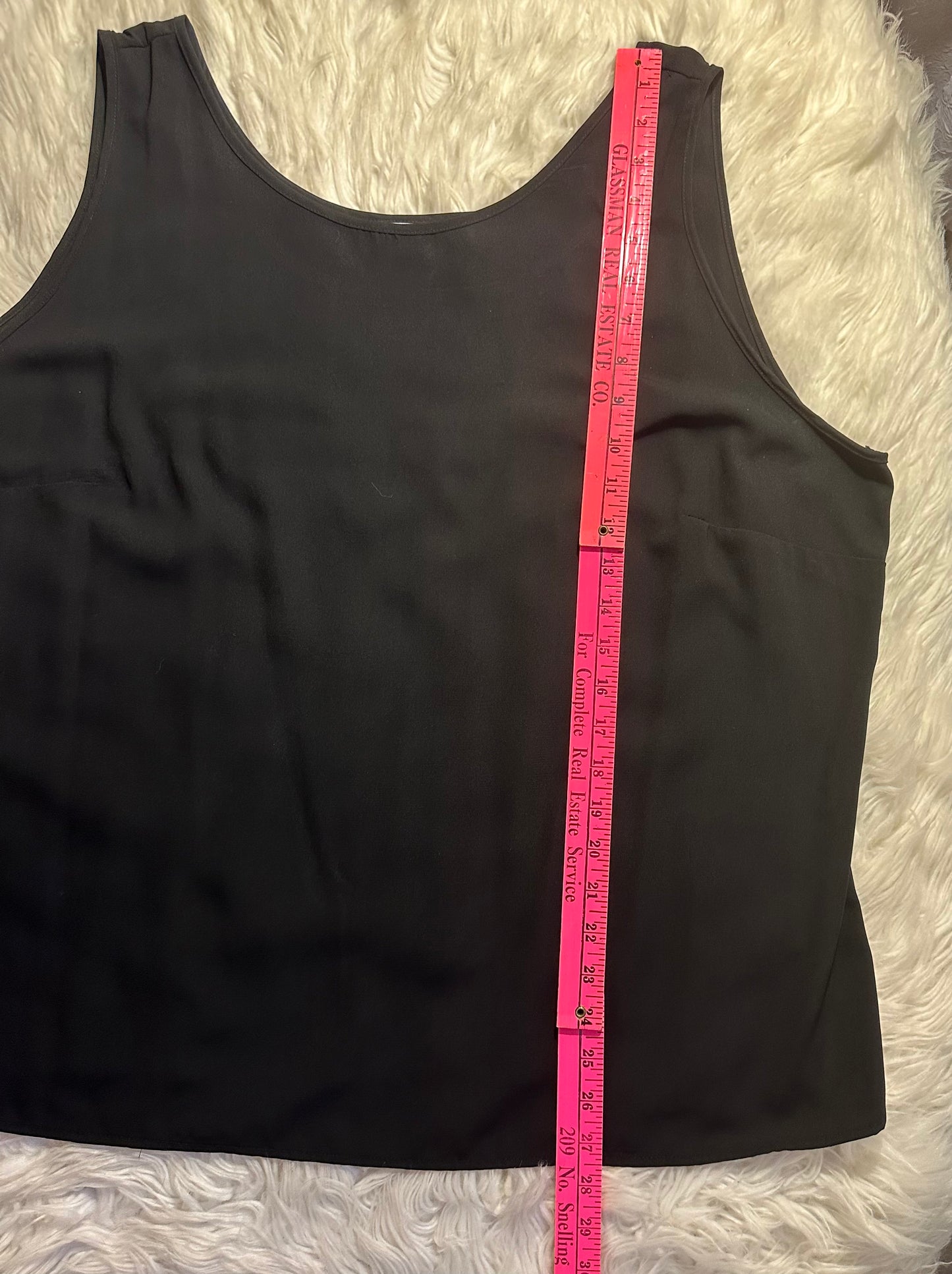 Covington Black Tank & Animal Print Midi Skirt Set Plus 20W EUC Chic Outfit