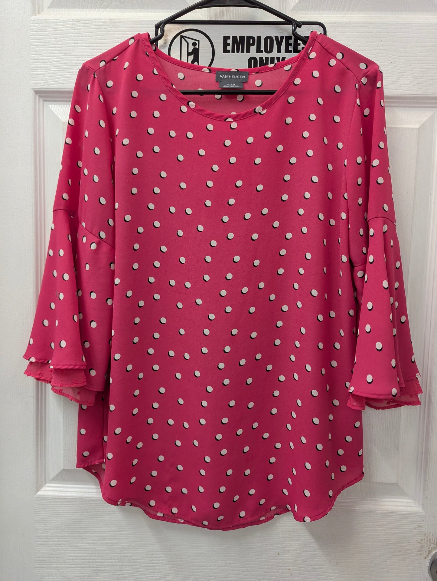 Van Heusen Brand Women's Top Sz Small Petite EUC