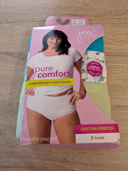 JMS ,NWT 3PK Cotton Briefs