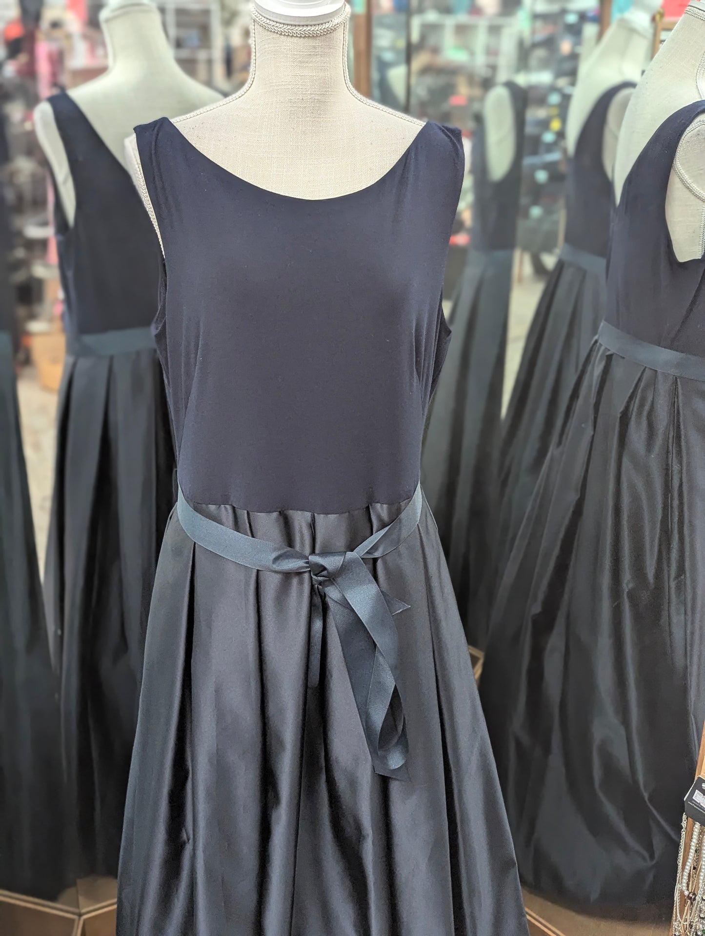 Betsy and Adam Navy Gown in 16