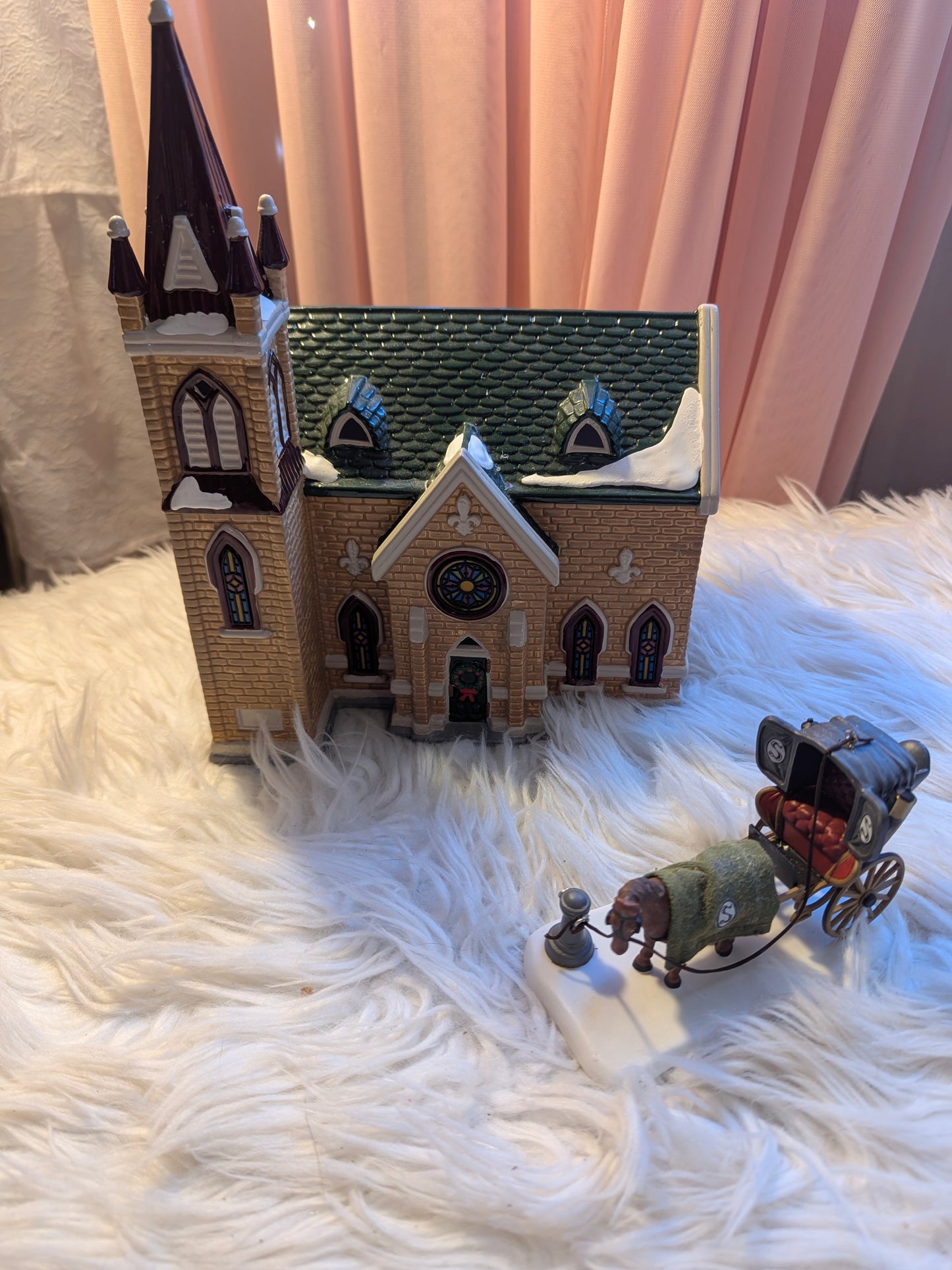 RARE Department 56 Snow Village "MOUNT OLIVET CHURCH" #54429 Retired 1996 w/ Box