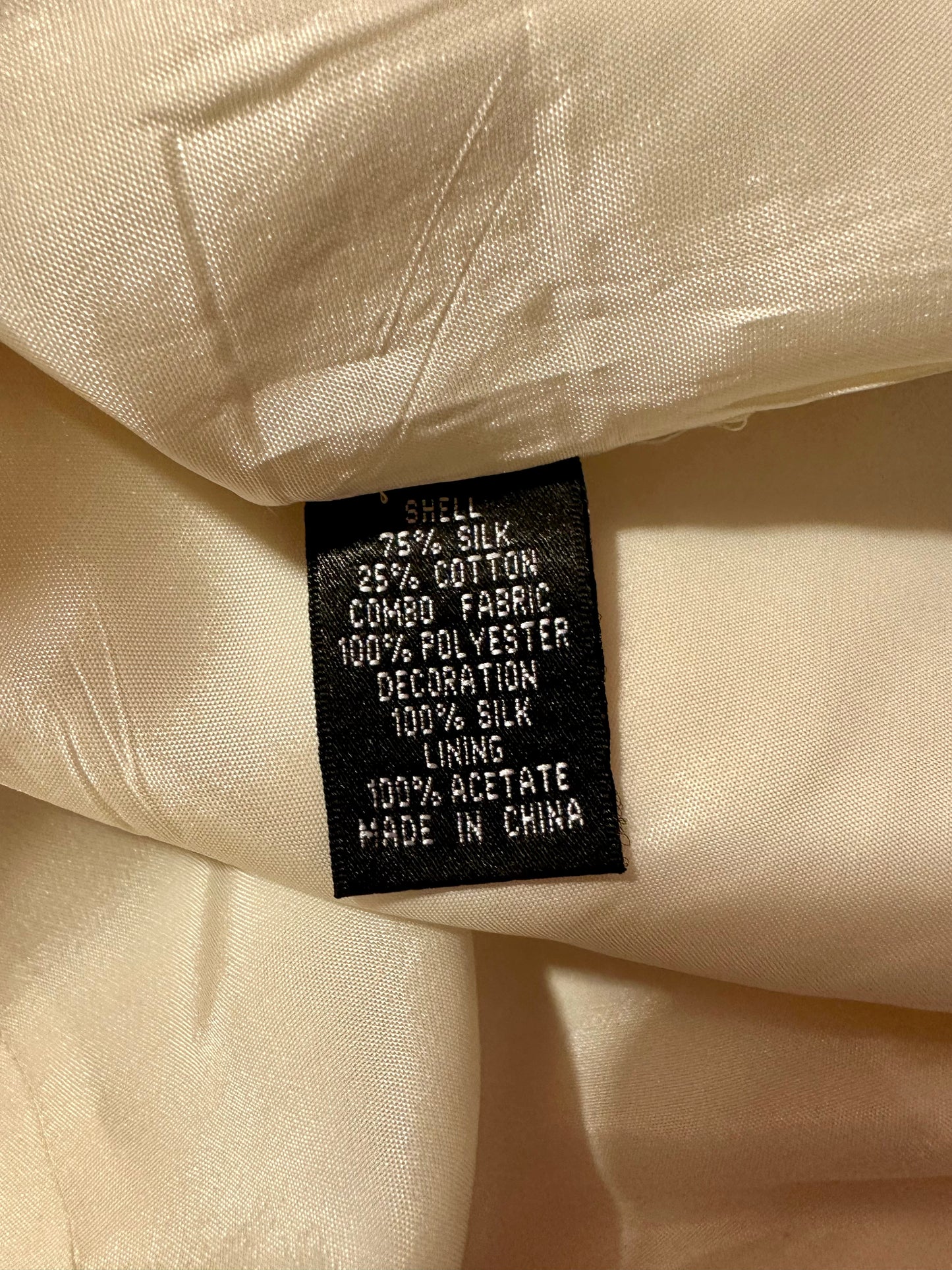 Adriana Papell Brown and White Floral Pattern in 12