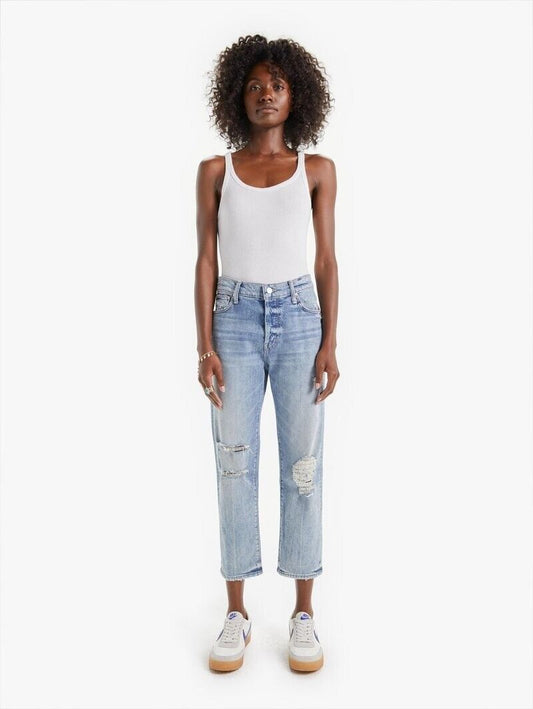 Mother Denim - The Scrapper Ankle Jeans in Wicked Wild Calling in 26