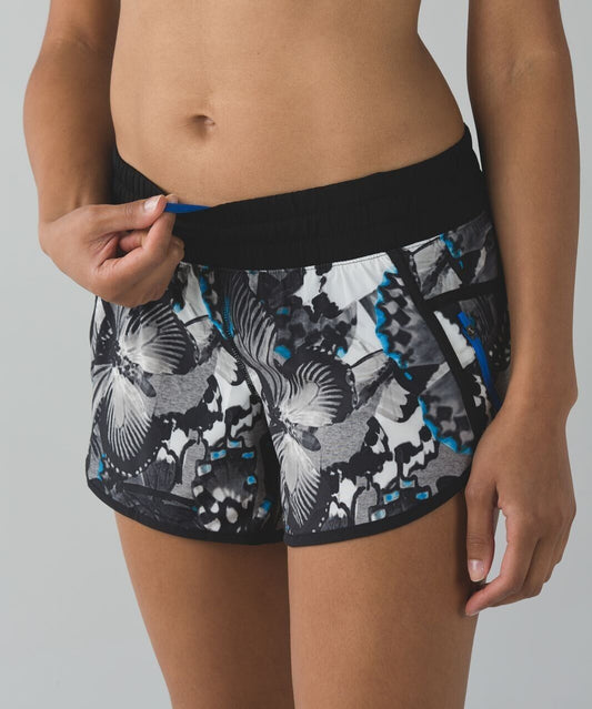 Lululemon Floral Butterfly Tracker Shorts in 4